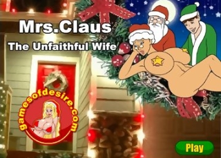 Lustful elf wants to fuck unfaithful Mrs. Claus