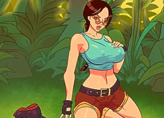 Forced sex with Lara Croft