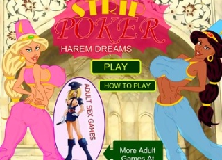 Strip poker hentai harem of princesses