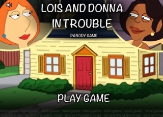 Lois and Donna locked themselves at home for lesbian sex - Family Guy