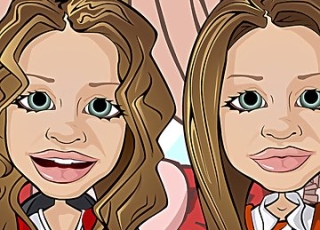 Animation of sex with the Olsen twins