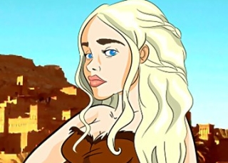 Khal Drogo fucks Daenerys Targaryen - Game of Thrones